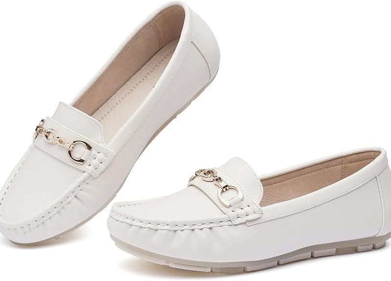 Women's Business Loafers Work Casual Flats Shoes