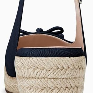 Womens Closed Toe Espadrilles Wedges Shoes - 图片 5
