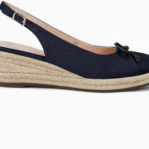 Womens Closed Toe Espadrilles Wedges Shoes - 图片 2