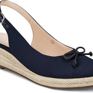 Womens Closed Toe Espadrilles Wedges Shoes