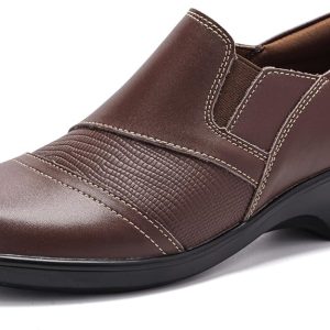 Womens Leather Slip Dress Shoes for Office Business
